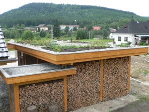 zelené střechy a střešní zahrady